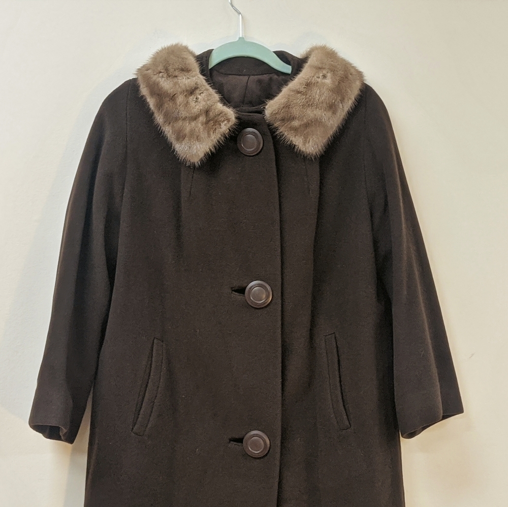 Vintage J.J. O'Donnell Cashmere Dress Coat